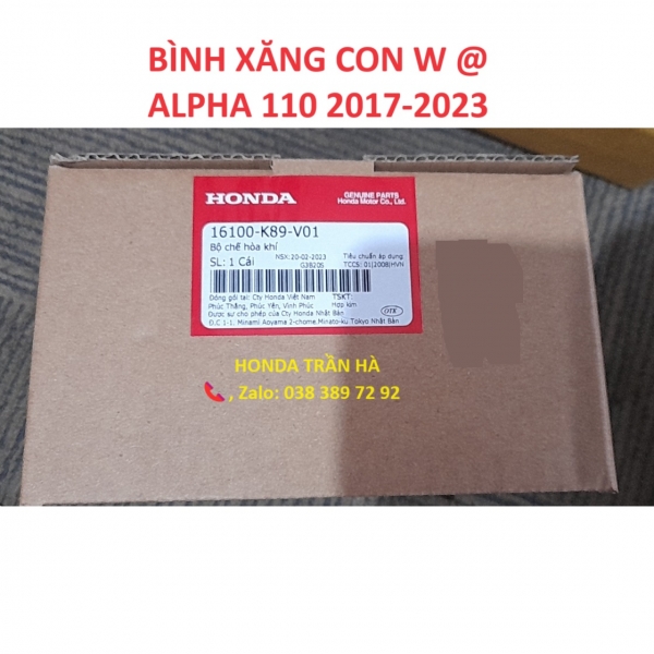 BÌNH XĂNG CON W @ ALPHA 110 16100K89V01 2017/2018/2019/2020/2021/2022/2023