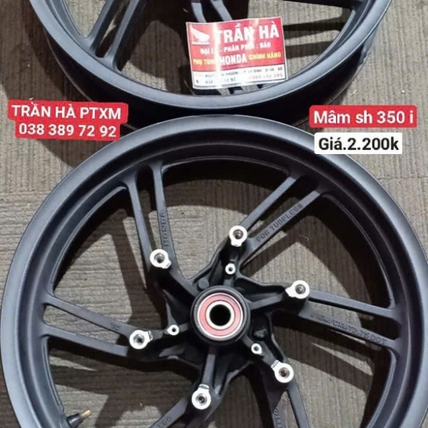 Mâm trước + mâm sau Sh350i