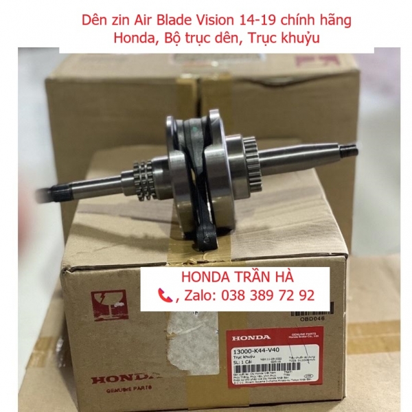 Dên zin Vision 14-19 chính hãng Honda, Bộ trục dên, Trục khuỷu