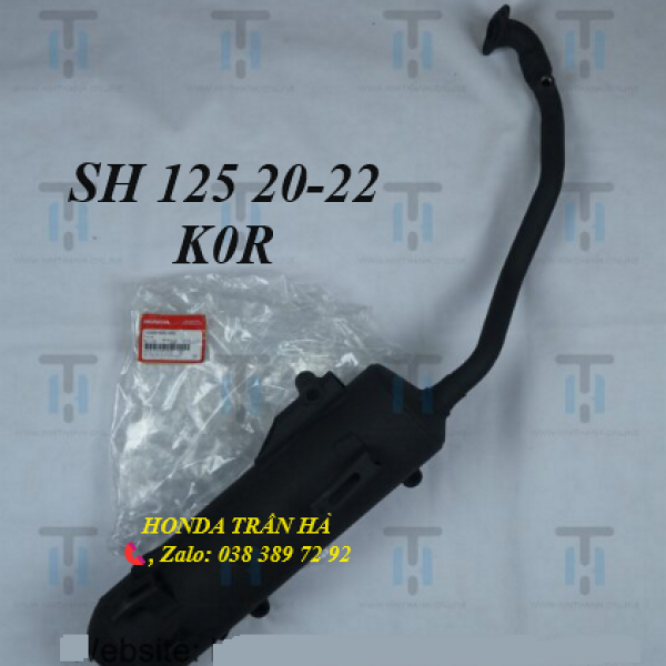 ỐNG XẢ/ PÔ/ BÔ XE SH Cao 2020-2022 18300K0RV00