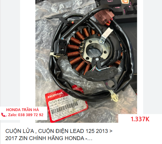 cuộn lửa lead 125 2014-2019