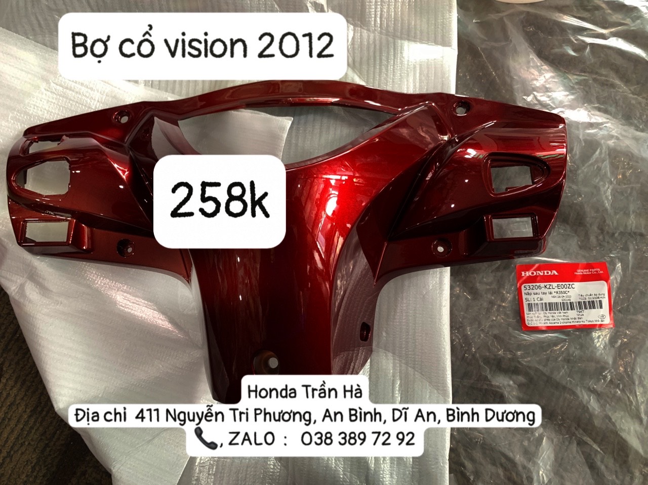 nhựa cổ sau vs 10-12 kzl đỏ