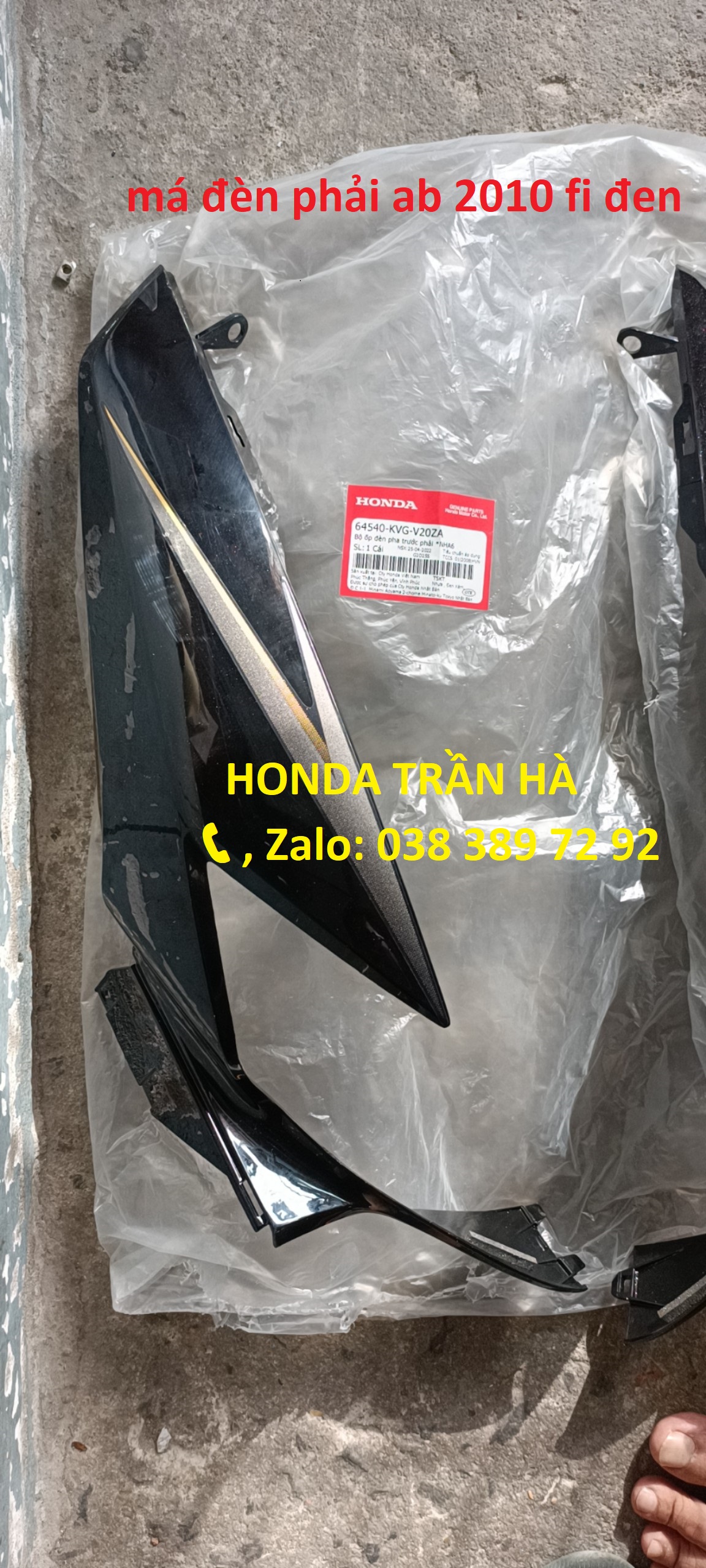 má đèn phải ab 2010 fi đen
