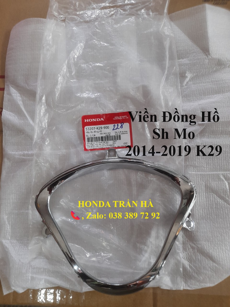 NẮP ỐP ĐỒNG HỒ/ Viền Đồng Hồ Sh Mo 2014-2019 