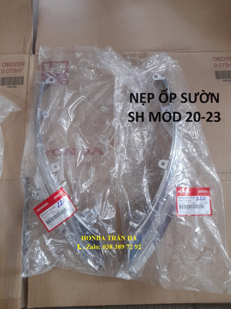 NẸP DƯỚI ỐP SƯỜN XI CROM SH Mo 2020/2021/2022/2023
