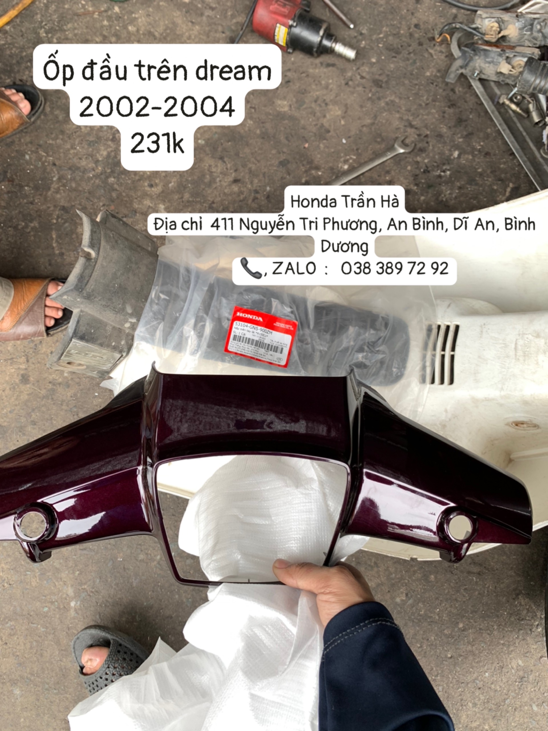 NHỰA ỐP ĐẦU TRÊN RIM 202-204