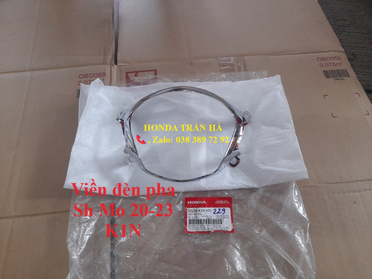 VÀNH ĐÈN PHA/ VIỀN ĐÈN PHA SH MO 2020-2023