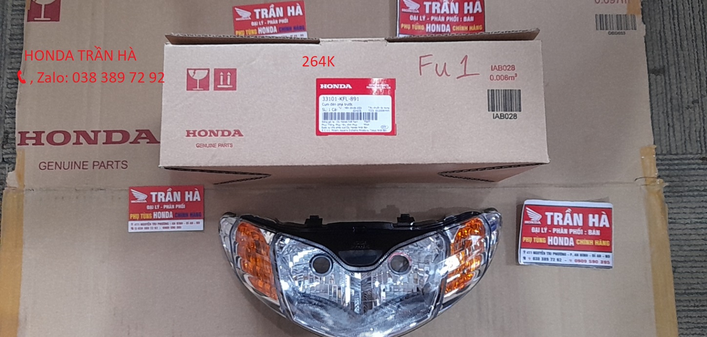 pha đèn FU 1 đỏ 2