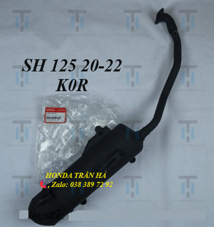 ỐNG XẢ/ PÔ/ BÔ XE SH Cao 2020-2022 18300K0RV00
