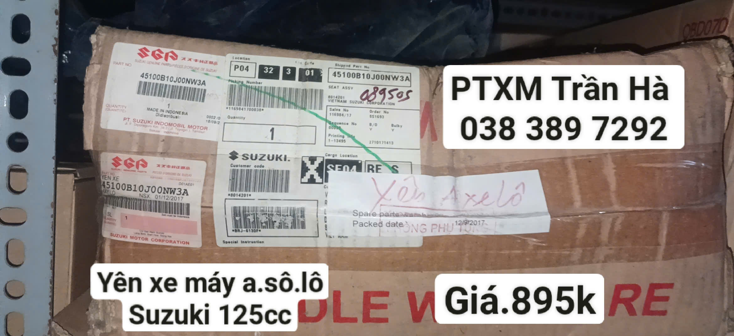 Yên xe Suzuki Axelo 125